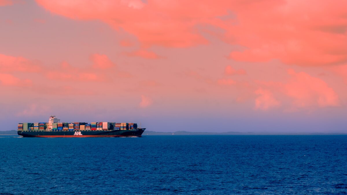 Container ship on the ocean - Photo by Borderpolar Photographer on Unsplash